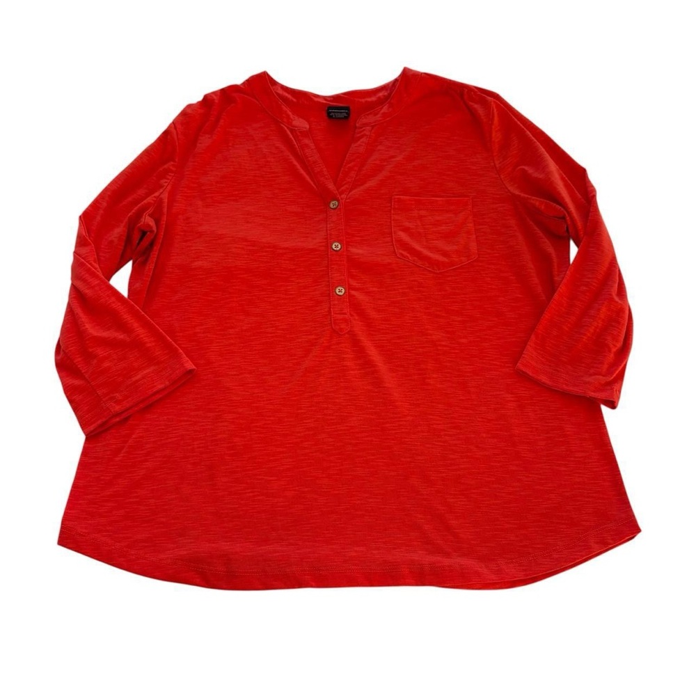 Rafaella Orange Shirt